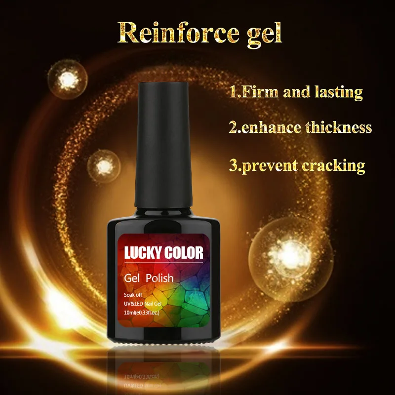 10ml Reinforce Gel Primer Nail Polish UV Gel Clear Transparent Color Varnish Anastomosis Base