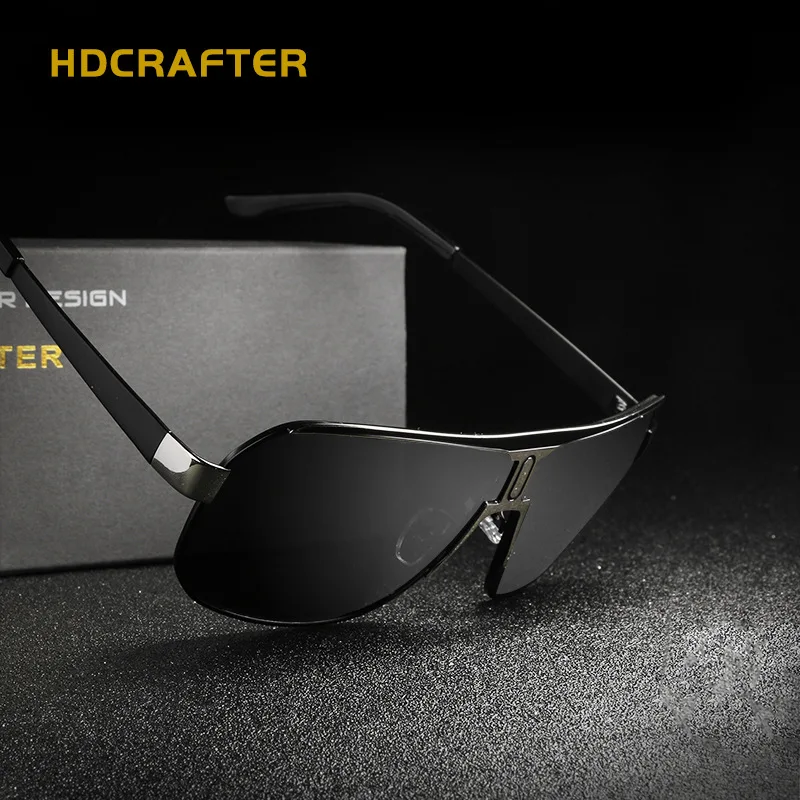 HDCRAFTER женские поляризованные солнцезащитные очки Мужские квадратные очки для вождения очки для мужчин унисекс тонированные линзы для очков De Soleil для мужчин UV4
