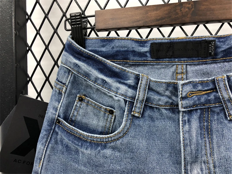 Сексуальные рваные дырявые с бахромой высокая талия джинсовые шорты для женщин повседневные карманные летние джинсовые шорты для девочек винтажные синие Соблазнительные короткие джинсовые женские