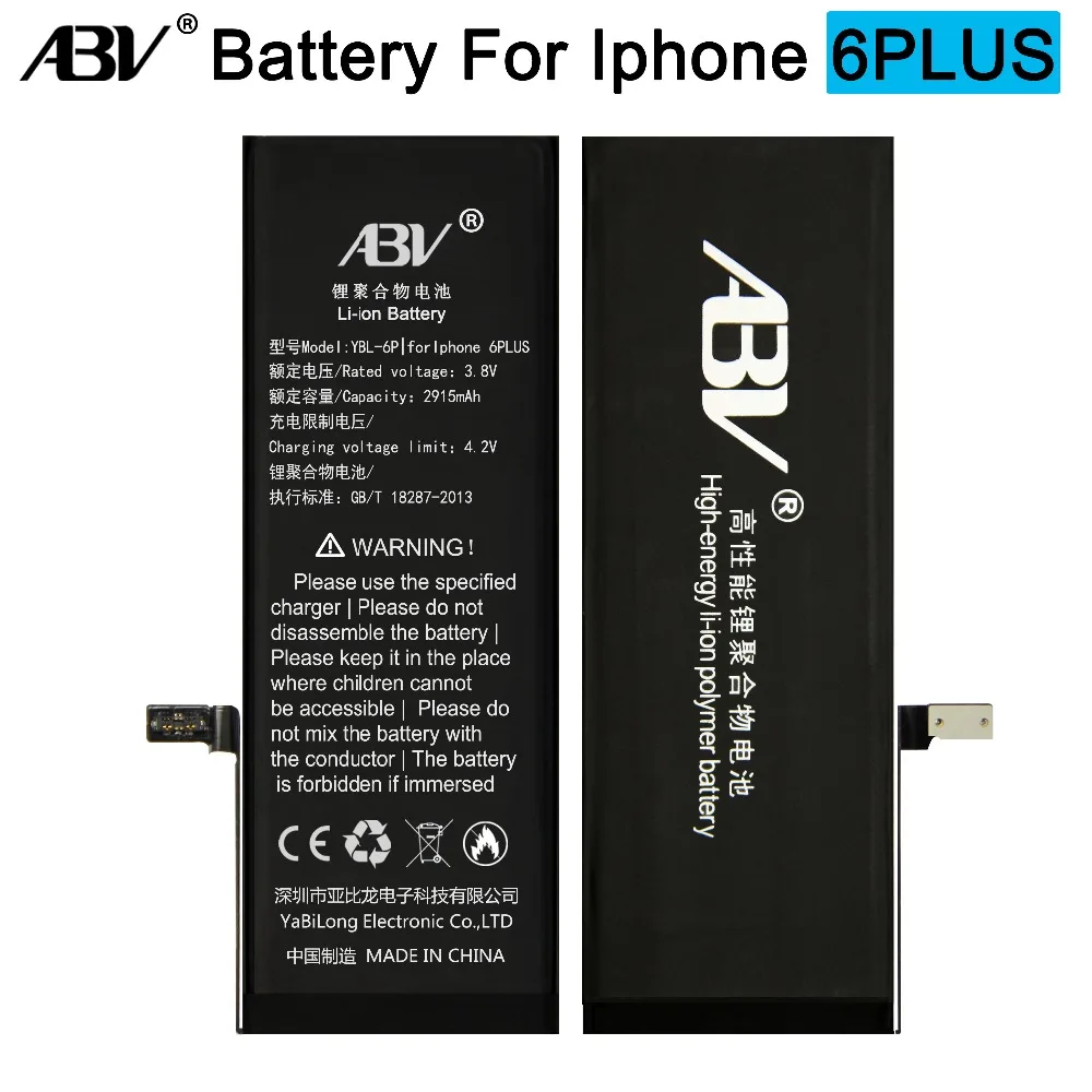 Оригинальный ABV высококачественный запасной аккумулятор для Apple iphone 6 plus с
