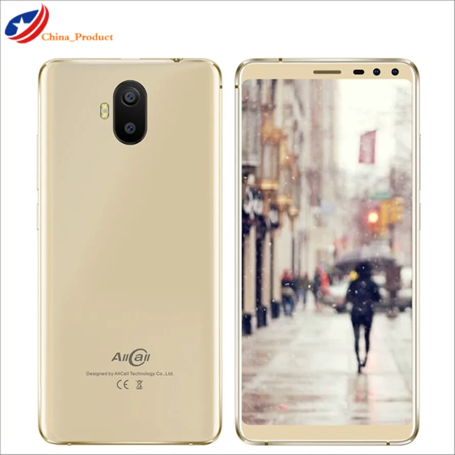 Original New Allcall S1 Smart Phone Android 8.1 18:9 5.5'' MT6580 Quad Core Cellular 2GB+16GB Dual SIM Cards WCDMA GSM Cellphone