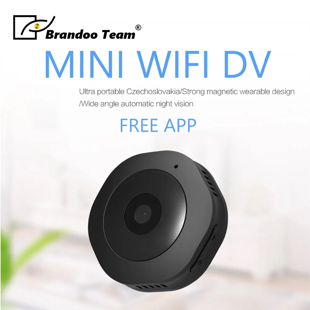 

Sports wifi camera, megnet mini camera, free APP for remote surveillance in wifi network 1080P wifi camera