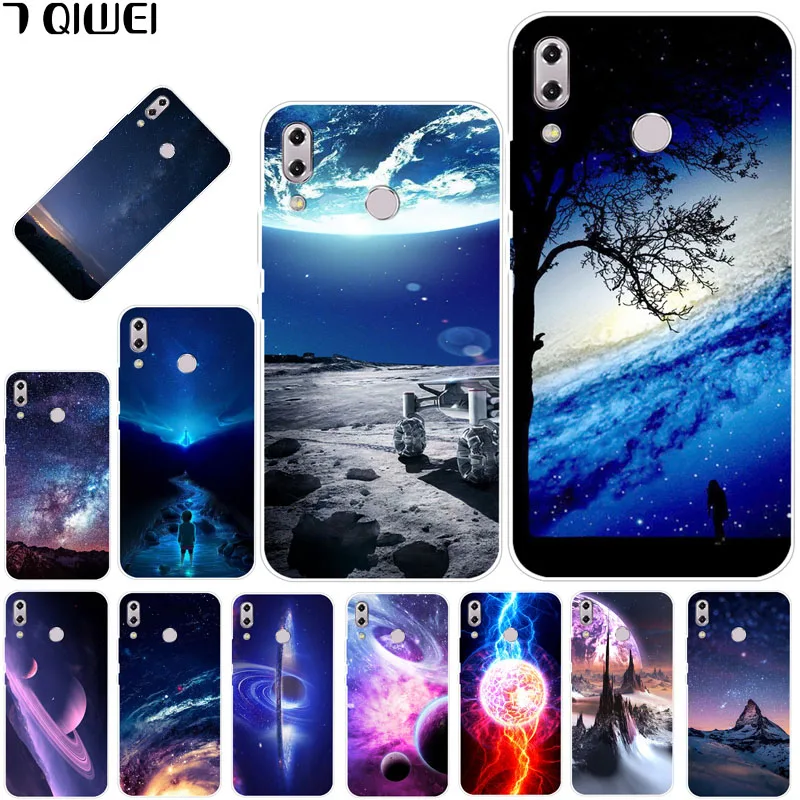

For Asus Zenfone 5Z / Zenfone 5 ZE620KL Case Silicone Soft TPU Cover For Asus Zenfone 5Z ZS620KL Phone Case Space 2018 Star Slim