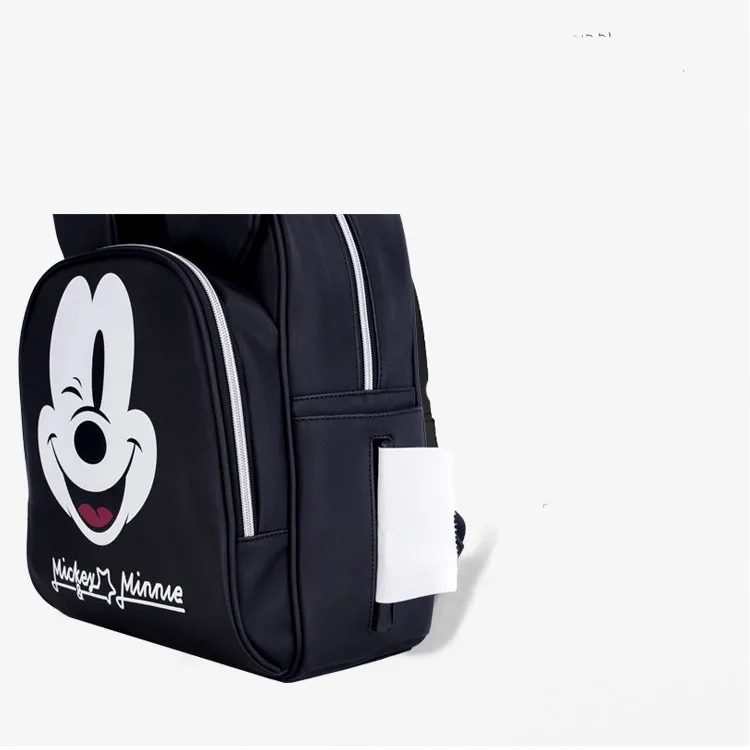 Disney Микки детские дорожные Пеленки сумки рюкзак водонепроницаемый Кормление хранения для мама Материнство сумка подгузник уход за