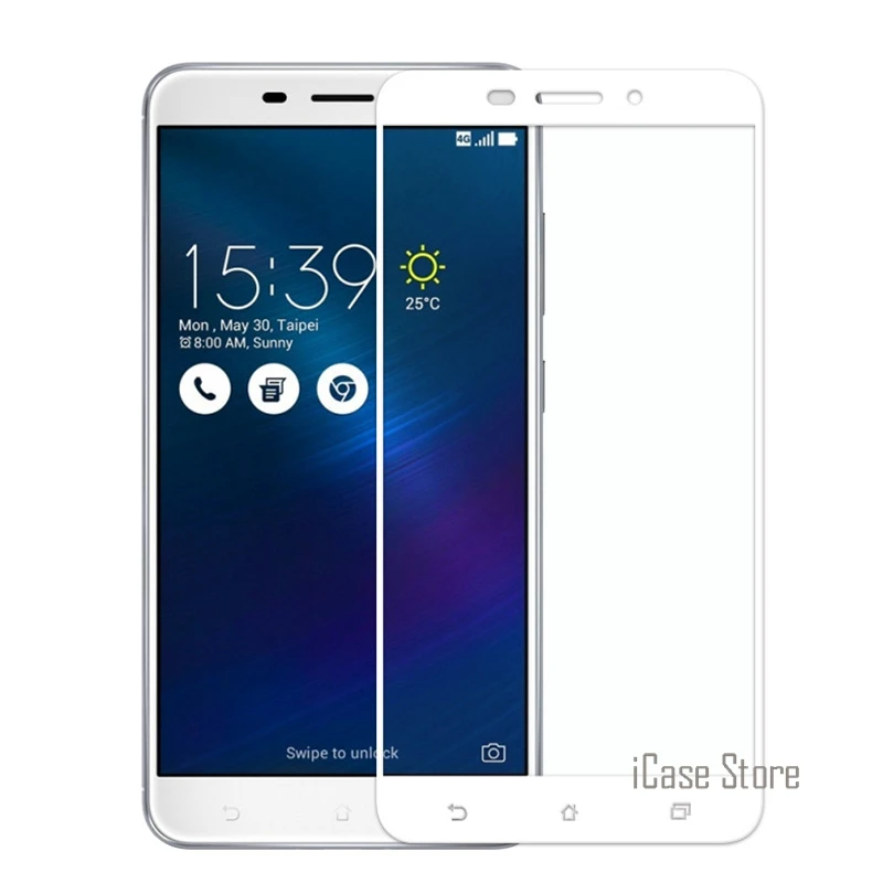 

For Asus Zenfone 2 3 Max ZB501KL ZC520TL ZE520KL ZE552KL ZC553KL ZE553KL Full Colour Cover Screen Protector Tempered Glass