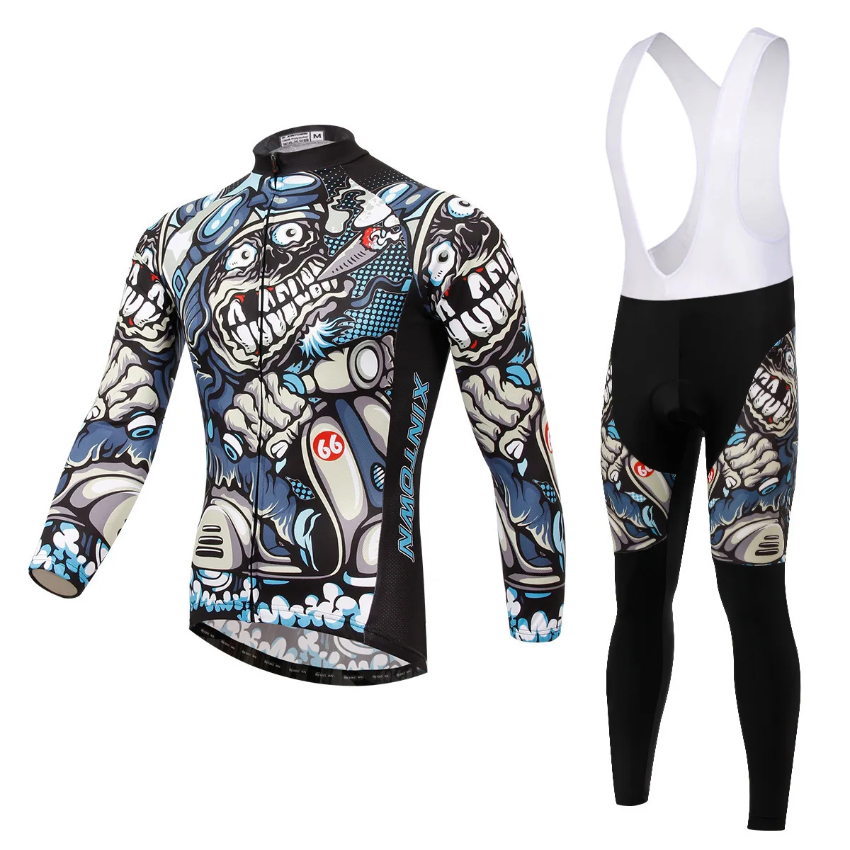 

BOODUN Charge Riding Clothes Straps Long Sleeve Suit Bicycle Serve Catch Down Windbreak Keep Warm Function Underwear