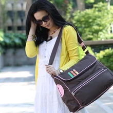 New British style mode étanche sac à langer de Grande capacité Messager multifonctionnel de maternité mère sac Bébé Poussette Sacs