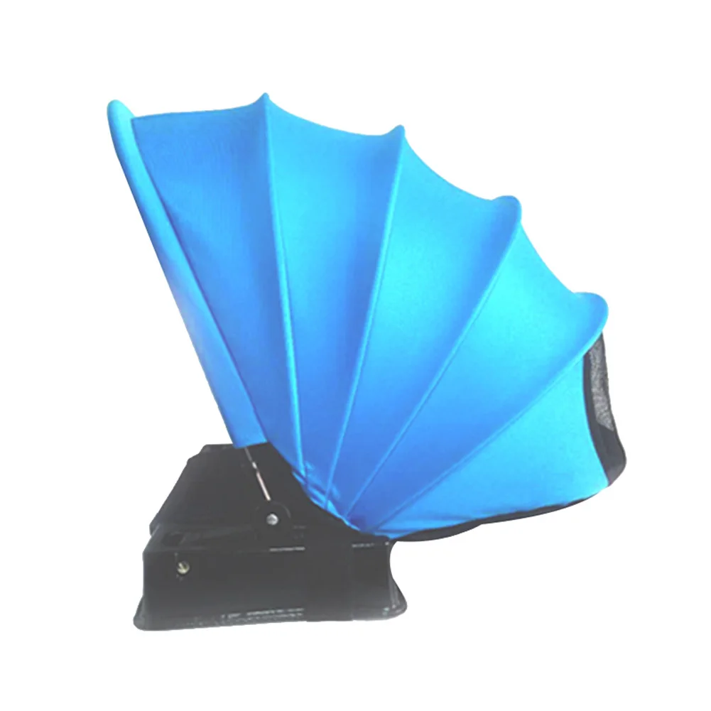 blue Portable Personal Face Shade Adjustable Beach Sun Protecting Tent Awnings EDF88 - Цвет: blue
