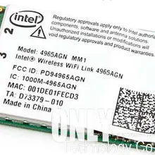 Для Dell Inspiron 1501 1520 1521 1525 6400 1720 9400 E1705 E1505 Intel 4965AGN 300M Wifi мини-разъем PCI Express Беспроводной N карты