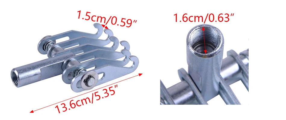 Высокое качество Универсальный Серебряный металлический M16 резьба 6 палец вмятина ремонт Съемник коготь крюк для кузова автомобиля вмятин ремонт слайд молоток инструмент