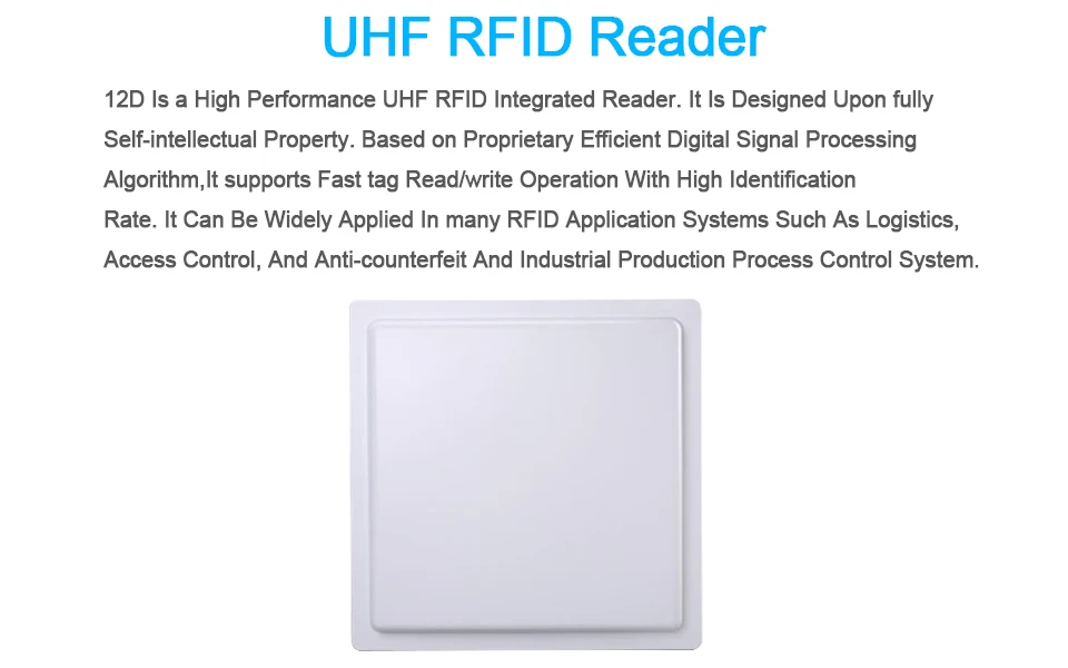 Метка Диапазона UHF RFID считыватель 15 м дальность 860~ 960 МГц дальний для парковки решения RS232/485 с Wiegand 26/34 Бесплатный SDK UHF RFID считыватель