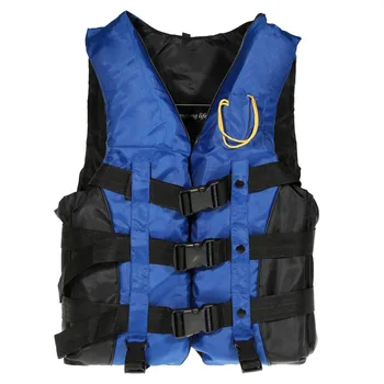 

1PCS Size XL Durable Adult Life Jacket Universal Swimming Boating Ski Drifting Safety Vest With Whistle Prevention Plus 3Colors