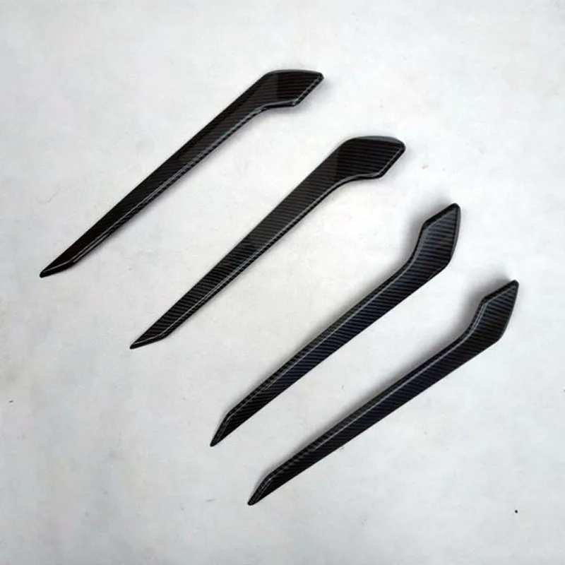 Para toyota rav4 rav 4 xa50 2019 2020 interior accesorios puerta reposabrazos recorte cubierta de plástico de fibra de carbono