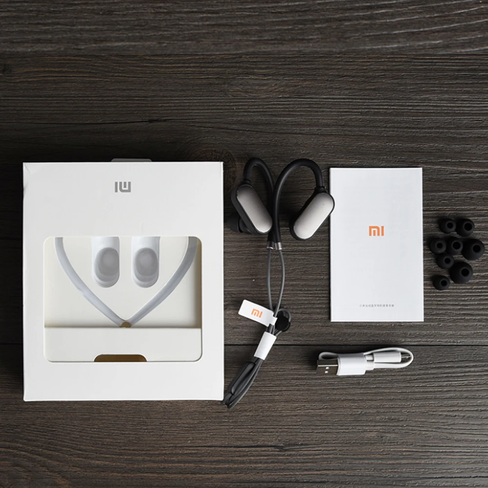 Оригинальные Xiaomi mi Спортивные Bluetooth Наушники Bluetooth 4,1 музыкальные наушники mi c IPX4 водонепроницаемые беспроводные наушники для Xiao mi Red mi