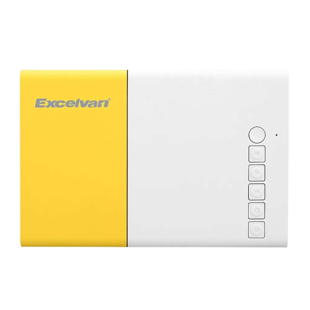 Новый excelvan yg300 мини жк-проектор 400-600 люмен 320 x 240 пикселей 3.5 мм аудио/hdmi/usb/sd входа СМИ proyector проектор Новый excelvan yg300 мини жк-проектор 400-600 люмен 320 x 240 пикселей 3.5 мм аудио/hdmi/usb/sd входа СМИ proyector проектор