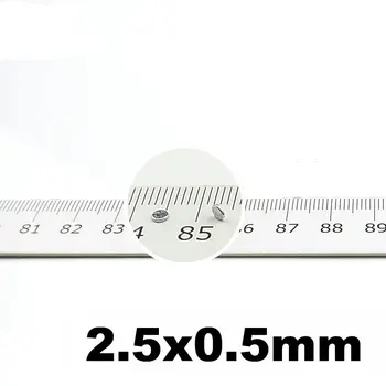 

Micro Precision Magnet Cylinder Diameter 2.5 0.098'' Small Round Disc 2.5x0.5 mm Sensor Mini Magnets Teaching Study 200pcs