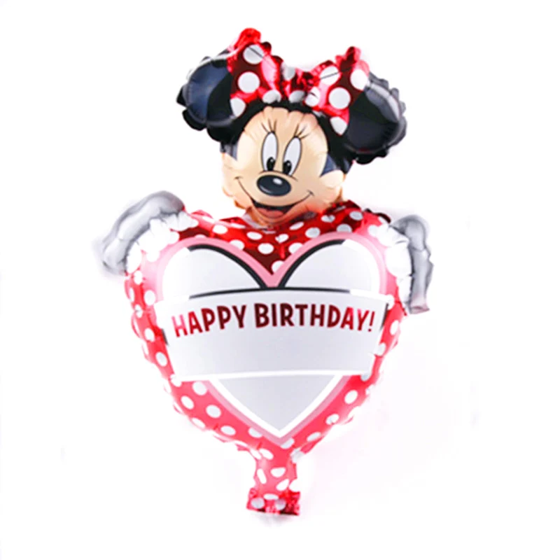 С Микки Маусом Мышь тема праздничные украшения из шаров воздушные шары вращаться воздушный шар Дети День рождения расходные материалы - Цвет: Style 1