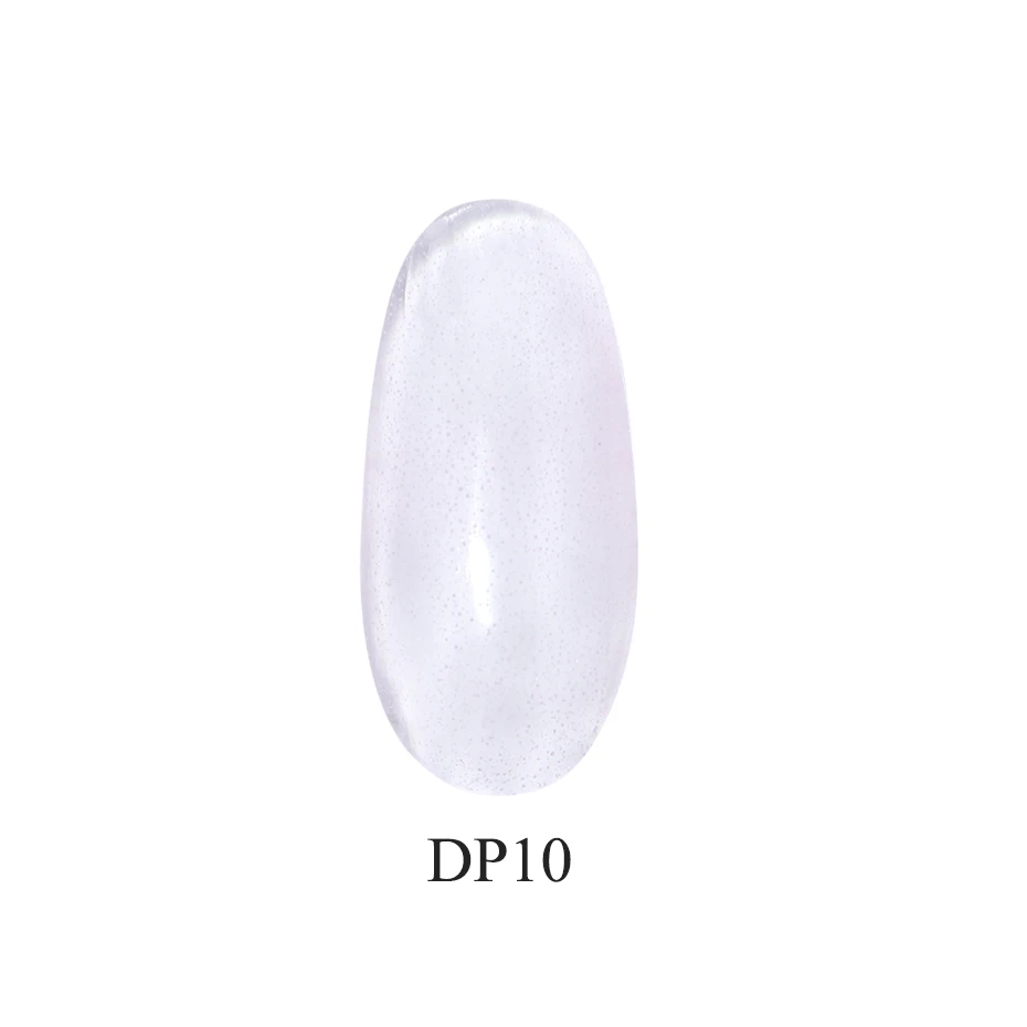 Система погружения порошка градиентный французский блеск Dip порошок для ногтей резьба расширение акриловый УФ гель маникюр натуральный сухой JIDP01-22 - Цвет: DP10