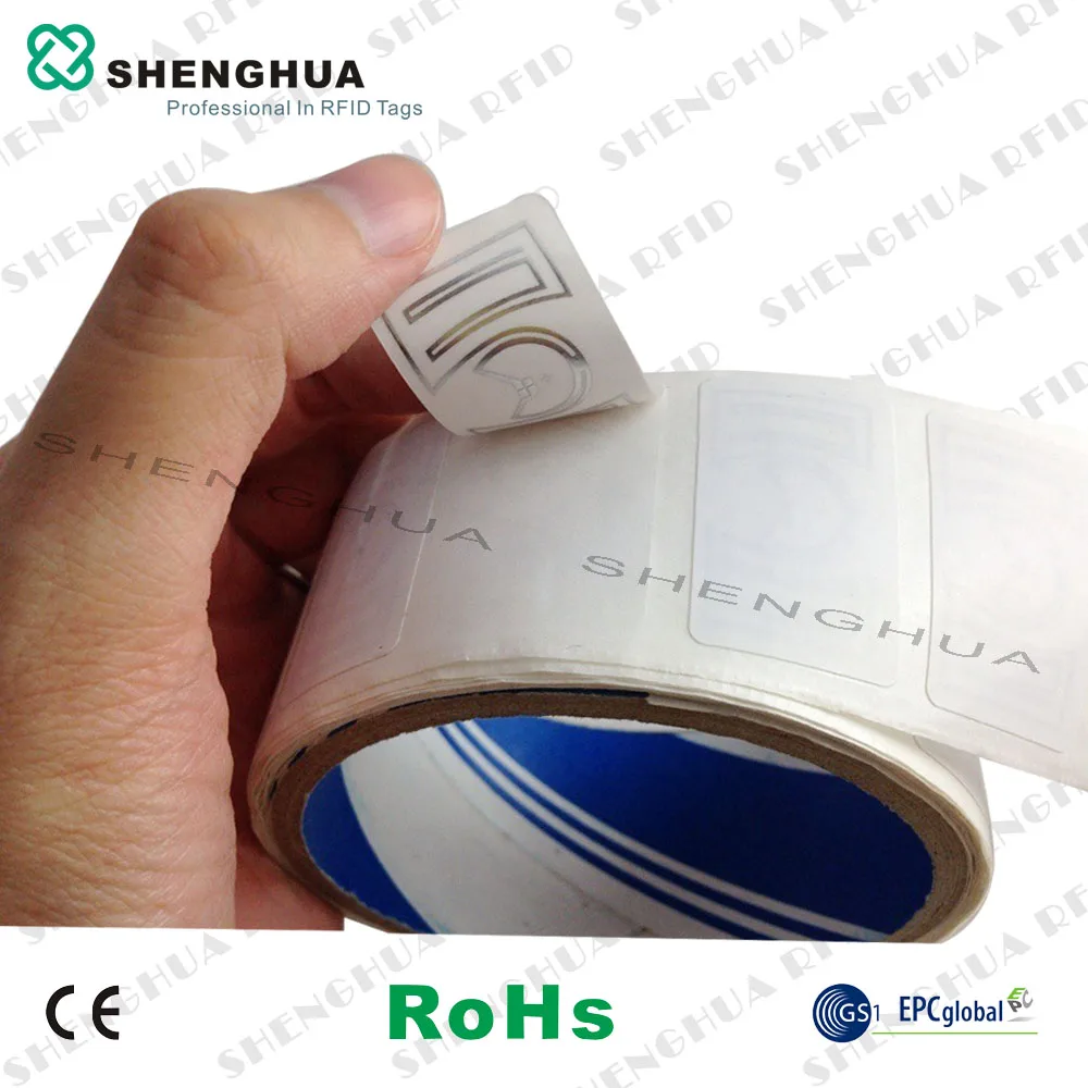 

1000pcs/roll Printable Passive UHF Tag ISO 18000-6C Disposable Passive RFID Label Roll for Medical