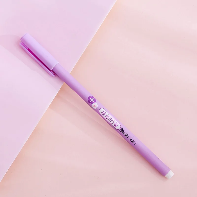 12 стилей Милые фиолетовые маленькие свежие текстовые гелевые ручки студенческие школьные канцелярские принадлежности офисные новые подарочные принадлежности - Цвет: style 10