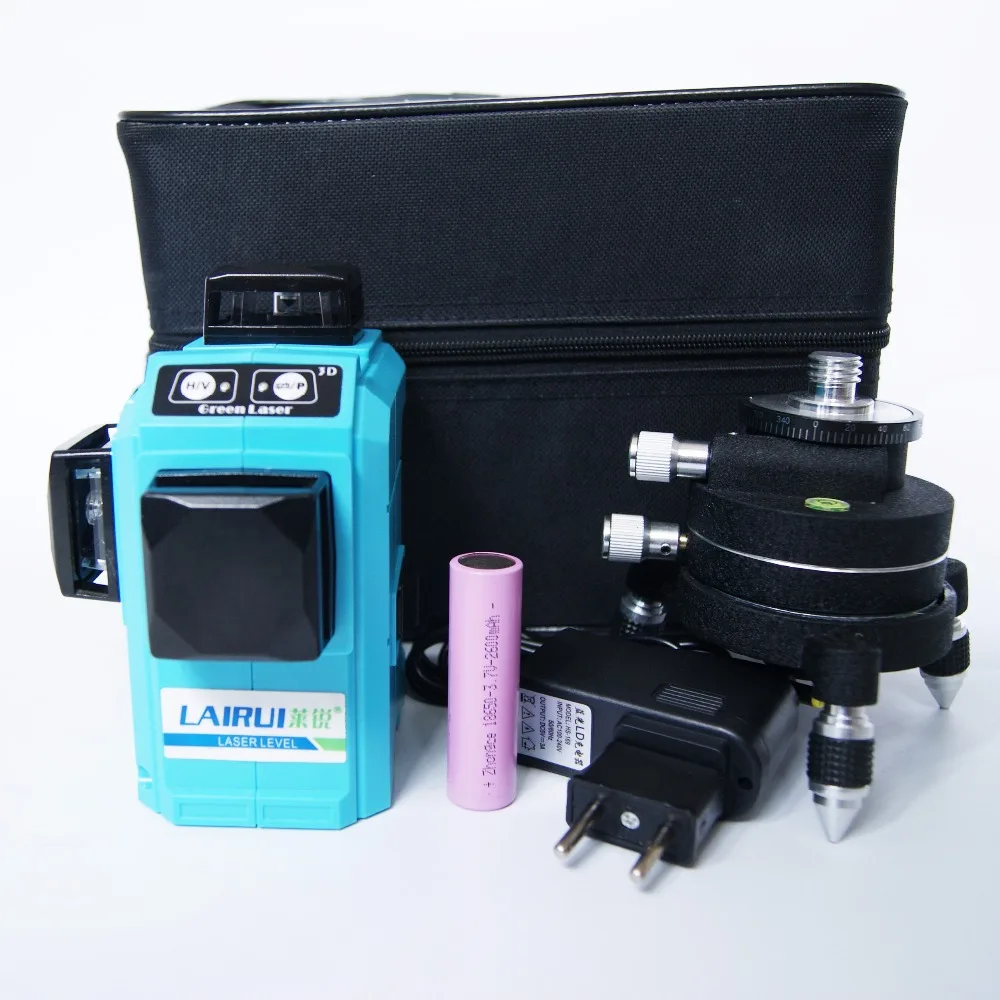 Professional 12 Line red 3D laser level 360 Vertical And Horizontal Laser Level Self-leveling Cross Line 3D Laser Level