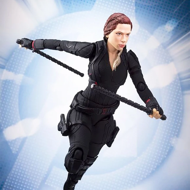 Чудный Фильм Мстители 4 эндигра SHF черная Widow Hawkeye Бартон фигурка игрушки кукла для подарка