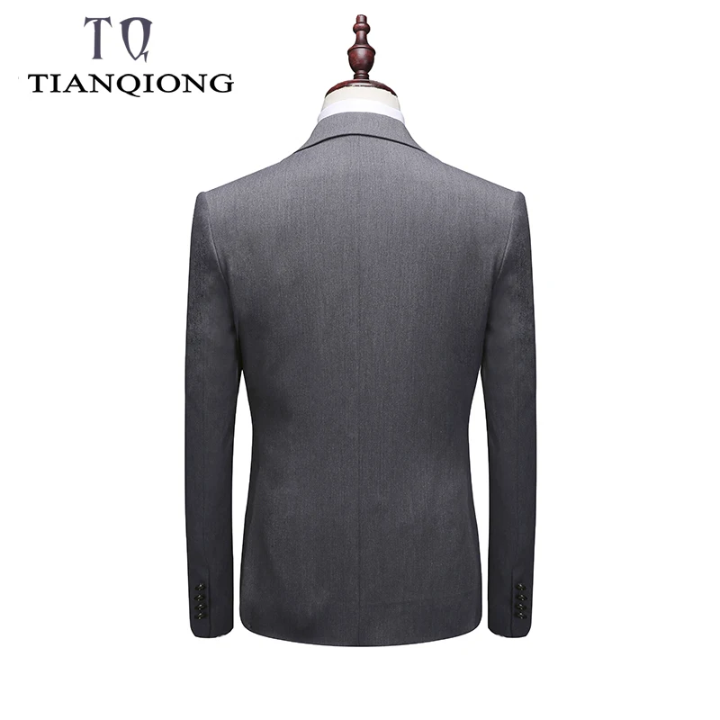 Double Breasted Suit Men New Men's Suits with Pants and Vest Gray Wedding Groom Tuxedo 3 Piece Suit Mens Formal Wear