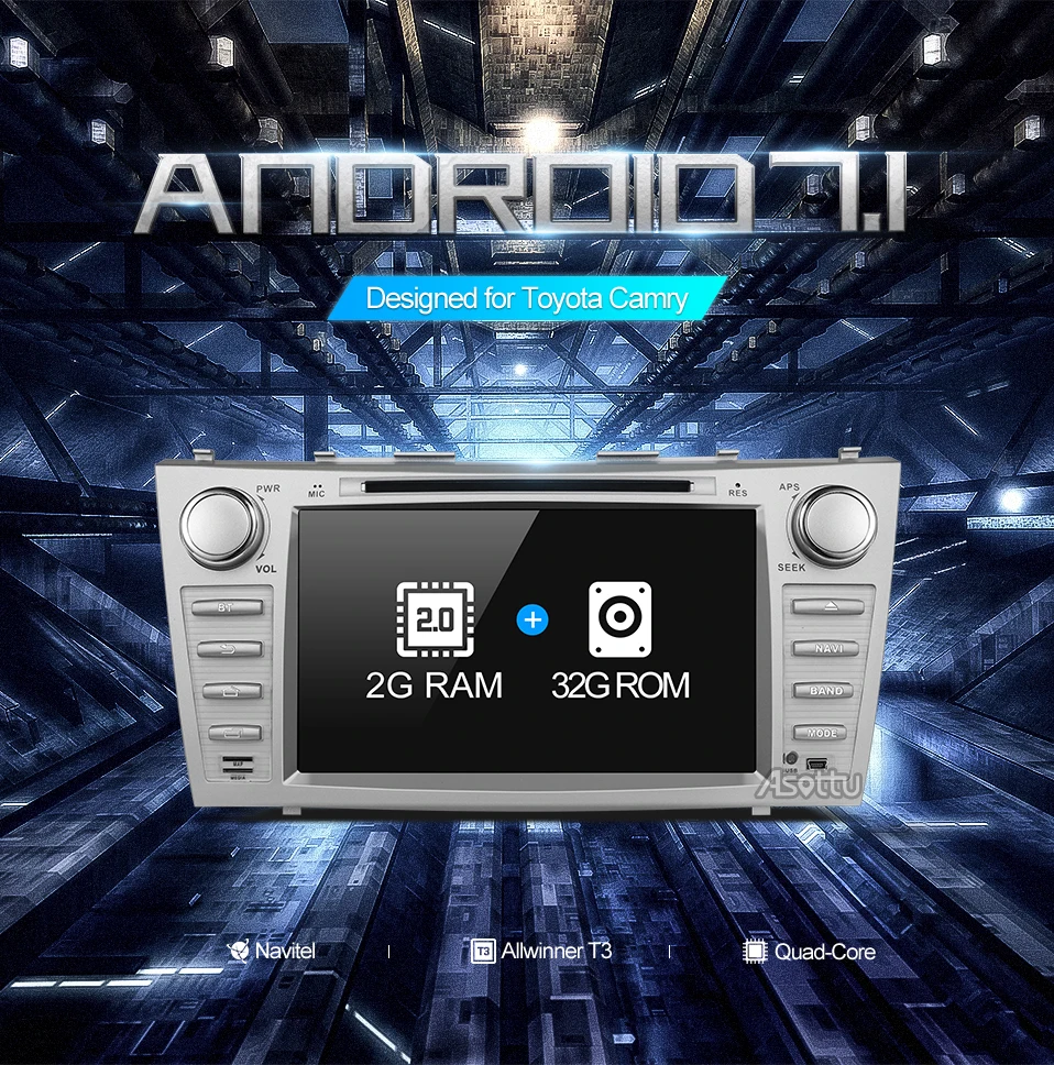 Best Asotto ZKMR8060 2G+32G android 7.1 car dvd navigation car dvd for Toyota camry 2008 2009 2010 2011 car stereo multimedia player 0 Best Asotto ZKMR8060 2G+32G android 7.1 car dvd navigation car dvd for Toyota camry 2008 2009 2010 2011 car stereo multimedia player 0