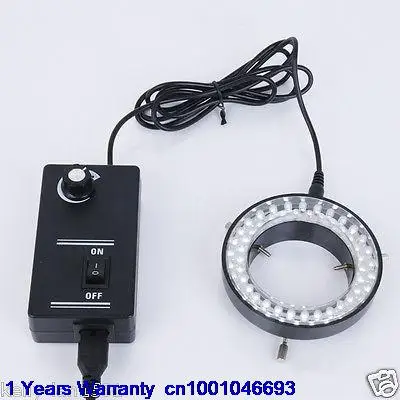 

DHL/EUB 2pcs New White LED Ring Light Illuminator For STEREO ZOOM Microscope Adjustable 6 15-18