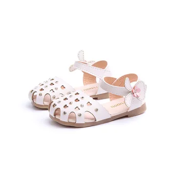 

Kids Baby Girls Sandals Shoes Summer Kids Girls Cut-Out Shoes Bow Soft Bottom Sandals Infant Kid Princess Sandals