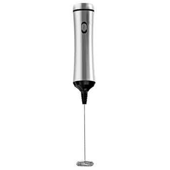 

Milk Frother Electric Handheld Portable Powerful Milk Foamer For Latte/Cappuccino Coffee Chocolate,Durable Stainless Steel Egg