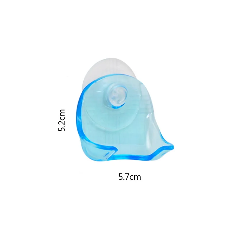 IVYSHION 1 шт. прозрачный синий пластик супер присоска бритвенная стойка для ванной комнаты держатель для бритвы присоска для хранения бритвы рекламная стойка - Цвет: blue