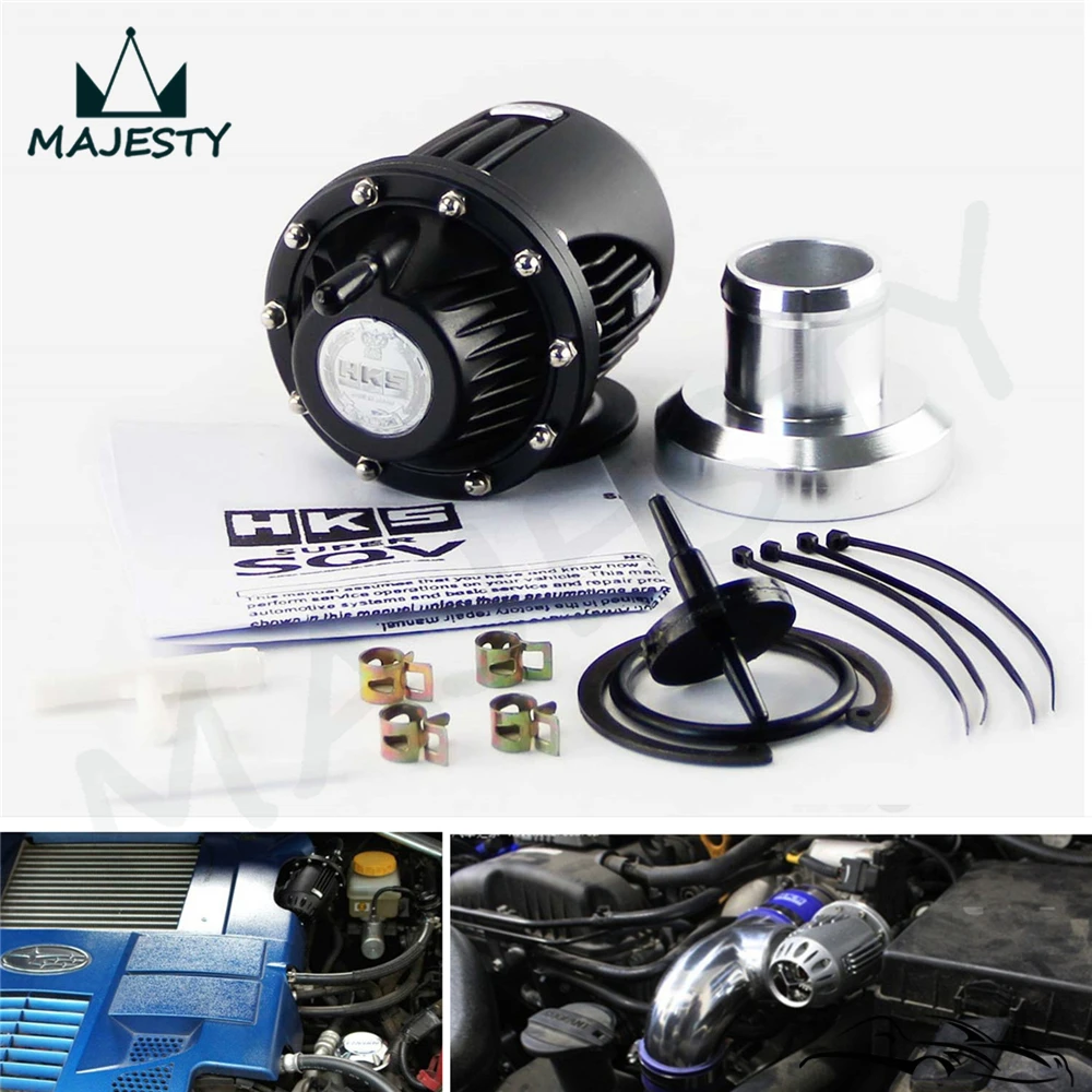 Универсальный BOV SQV SSQV 3 III турбонагнетатель турбо выдувный клапан JDM Новый черный |