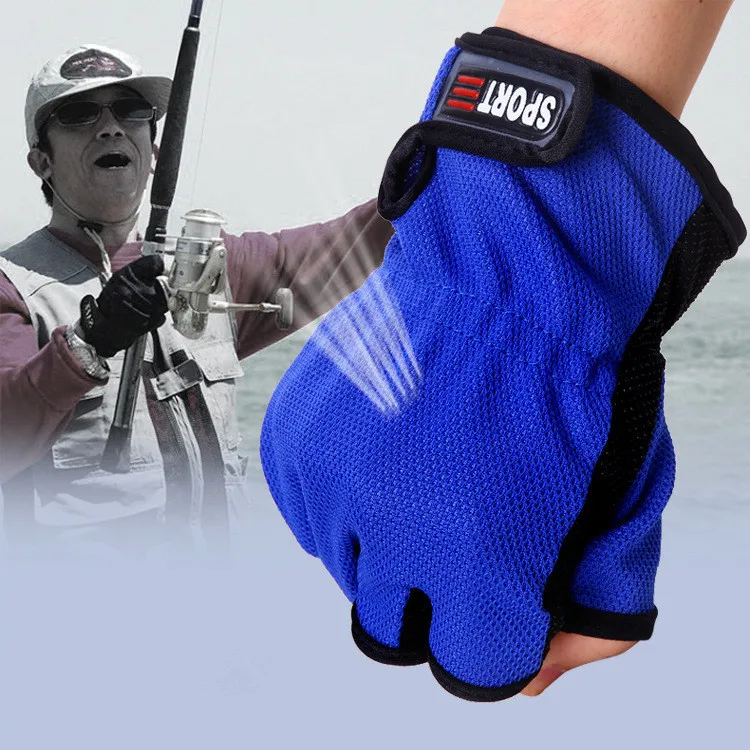 Buy Skidproof Fishing Gloves Anti Slip Fishing Rod