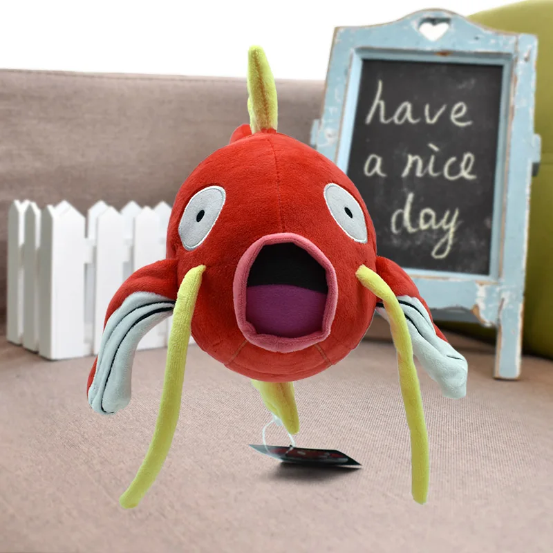 28 см Magikarp плюшевые игрушки Magikarp Peluche Fish Brinquedos мягкие игрушки животные куклы модные Мультяшные плюшевые игрушки для детей