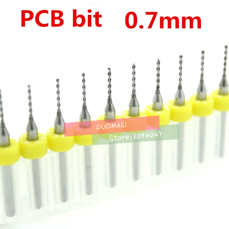 Free shipping 10pcs 0.7 mm PCB mini drill Bit tungsten steel carbide