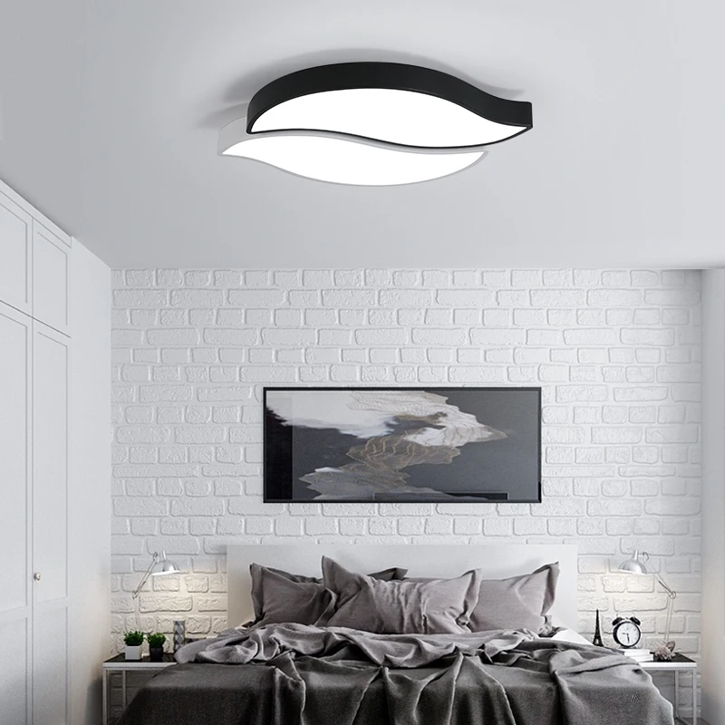 

LED Modern Ceiling lights Iron Indoor Novelty Lighting Fixture Leaf Shape Design Creative Home Decoration Living Room Bedroom
