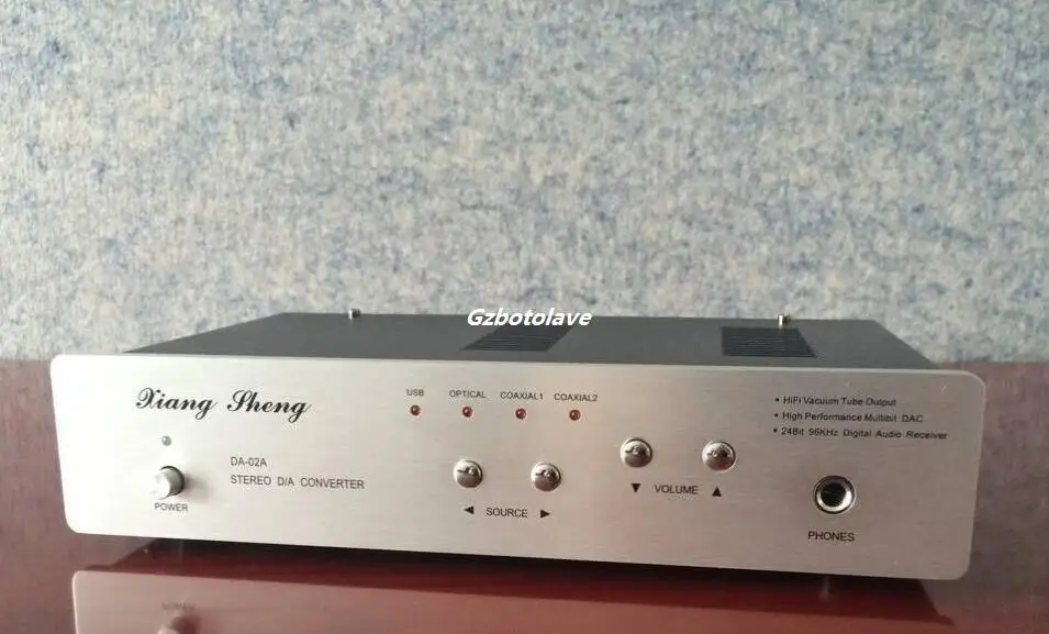 Xiangsheng DAC-02 USB SPDIF DIR9001 AD1955 ЦАП коаксиальный Оптический цифровой преобразователь трубка выход XSDAC02A