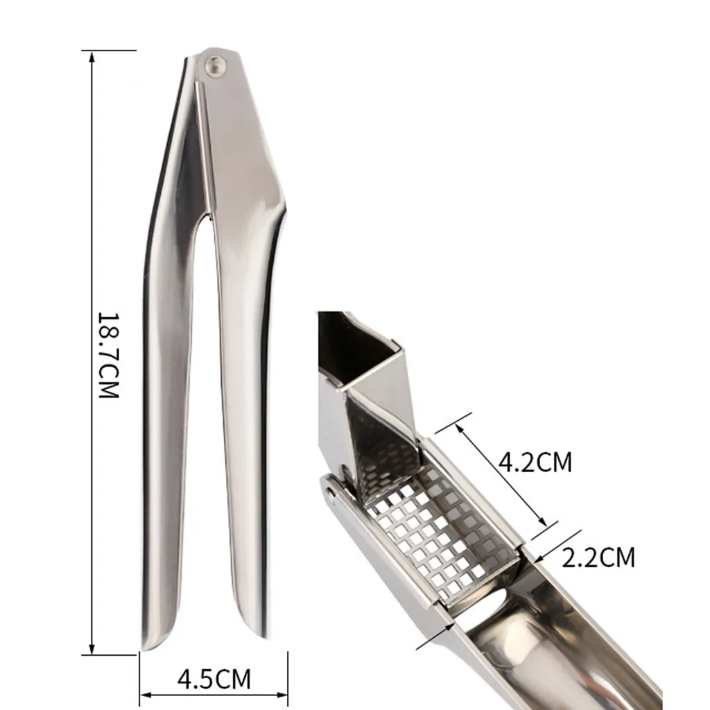 Кухонные принадлежности из нержавеющей стали Чеснок Пресс-дробилка соковыжималка Чоппер домашний кухонный измельчитель чесночница для овощей