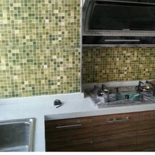 Самоклеящаяся мозаичная водостойкая маслостойкая наклейка, отремонтированные наклейки для кухни, отделки и ванной комнаты, 45 см X 500 см