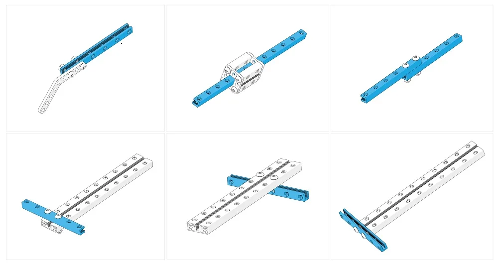 Makeblock Beam0808 робот обновления-синий 95004