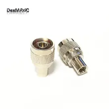 1pc N Male Plug switch FME Male Plug RF Coax Adapter convertor Straight Nickelplated NEW wholesale