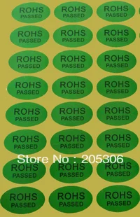 

1000pcs/lot 2.6x1.6cm ROHS PASSED Self-adhesive label sticker Item no. GU14 Free shipping