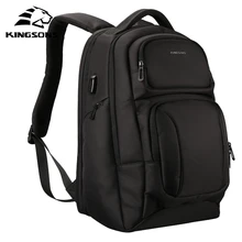 Kingsons Men’s Backpack Anti Theft Shoulder Bags Laptop Backpacks Military Travel Bag Male Casual