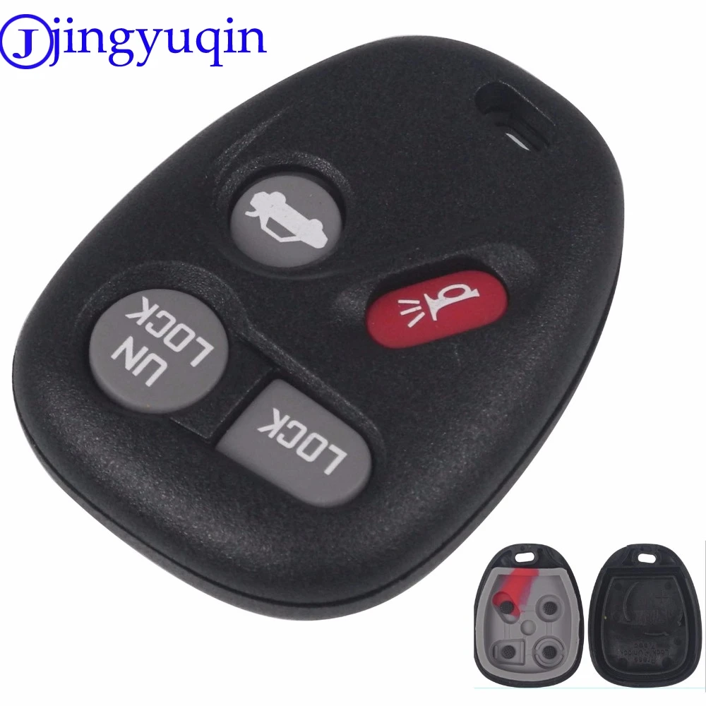 

jingyuqin Car Key Case 4 Buttons Remote keyless Entry Key Shell Cover For Chevrolet Pontiac Buick Oldsmobile Cadillac Styling