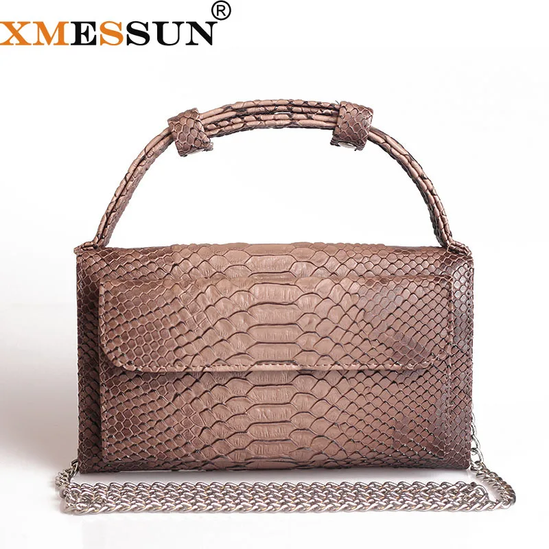 

Genuine Cow Leather Women Clutch Wallet Python Skin Cutch Bag Handbag Crossbody Bag