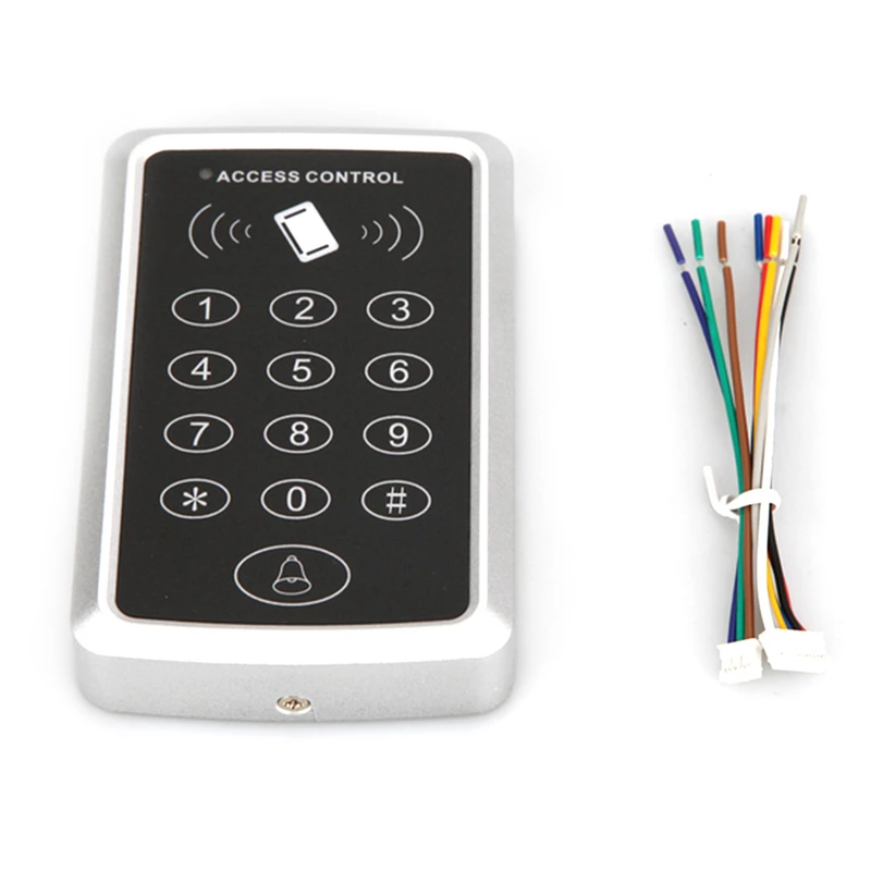 

OWGYML Smart Door RFID Card Password Access Controller Door Card Reader Digital Keypad Door Access Control Kit ID Card Reader