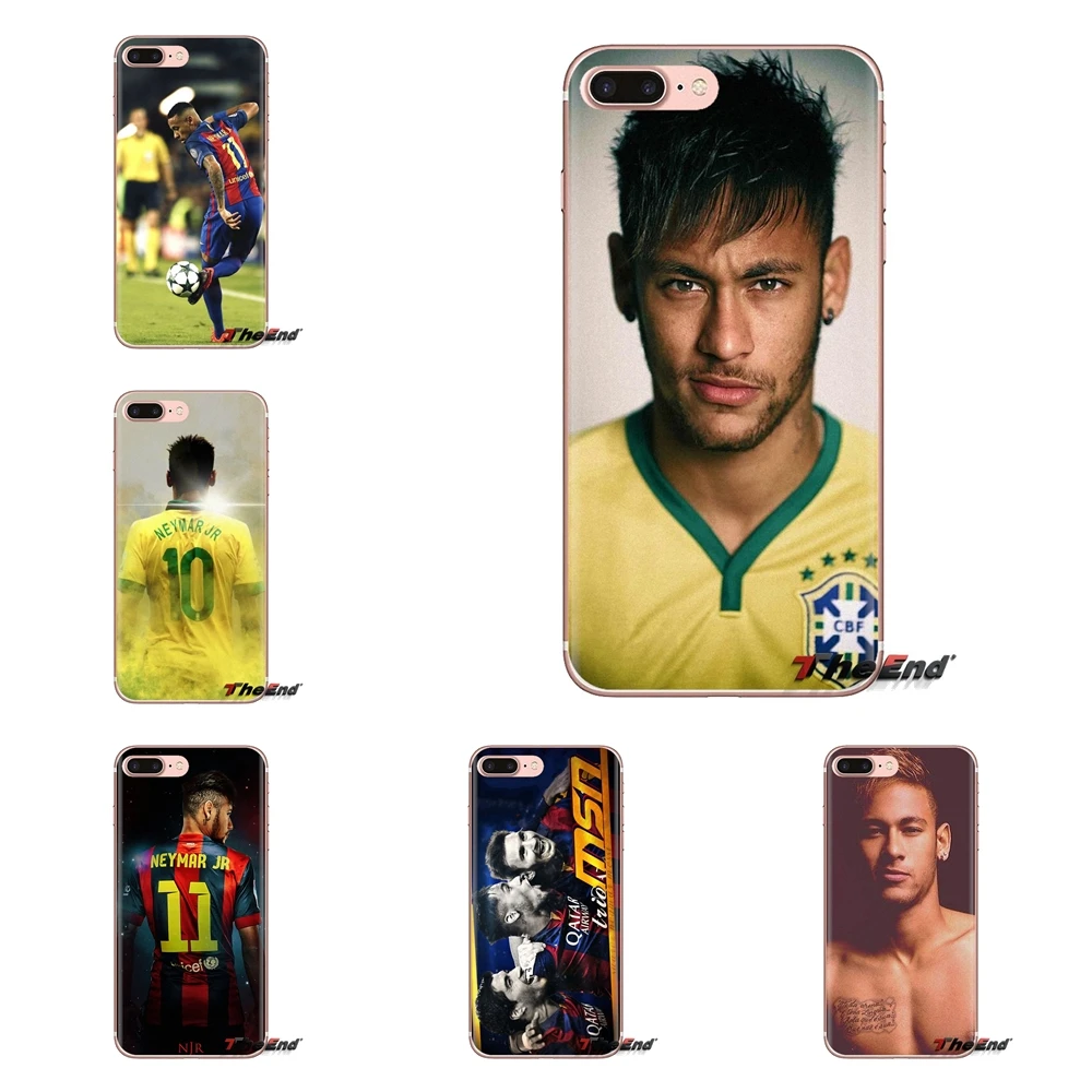 

Silicone Phone Bag Case For Xiaomi Redmi 4A S2 Note 3 3S 4 4X 5 Plus 6 7 6A Pro Pocophone F1 Football Brazil Barcelona neymar jr