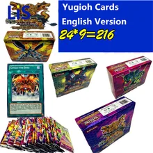 Yugioh 216 Pcs Set With Box yu gi oh Anime Action Figures Game Collection Cards Kids Boys Toys For Children