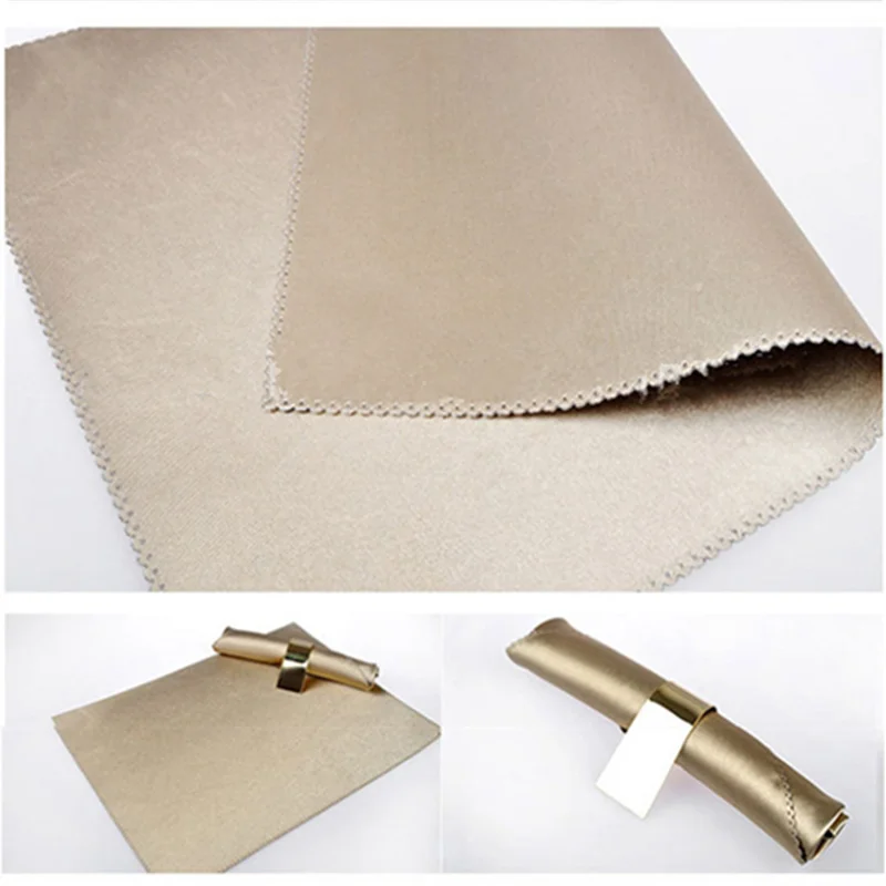 Gold table napkin wedding cloth napkins Party Hotel Tableware Home Dinner Table Polyester Cloth Napkins Upscale India Dropship